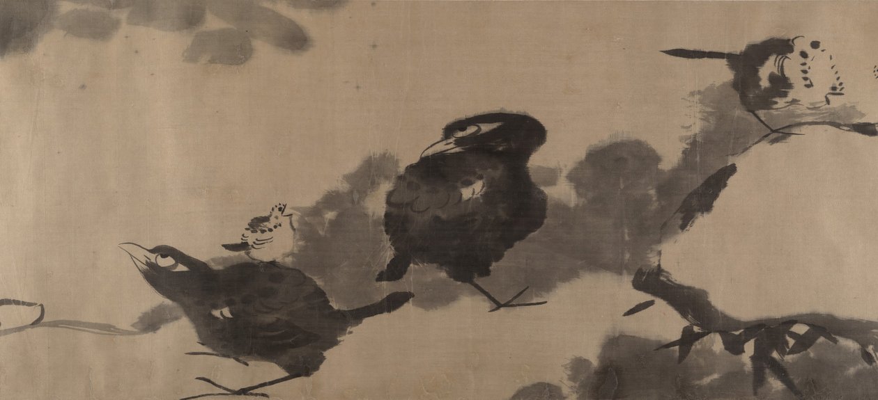 Vögel in einem Lotus-Teich, ca. 1690 von Bada Shanren