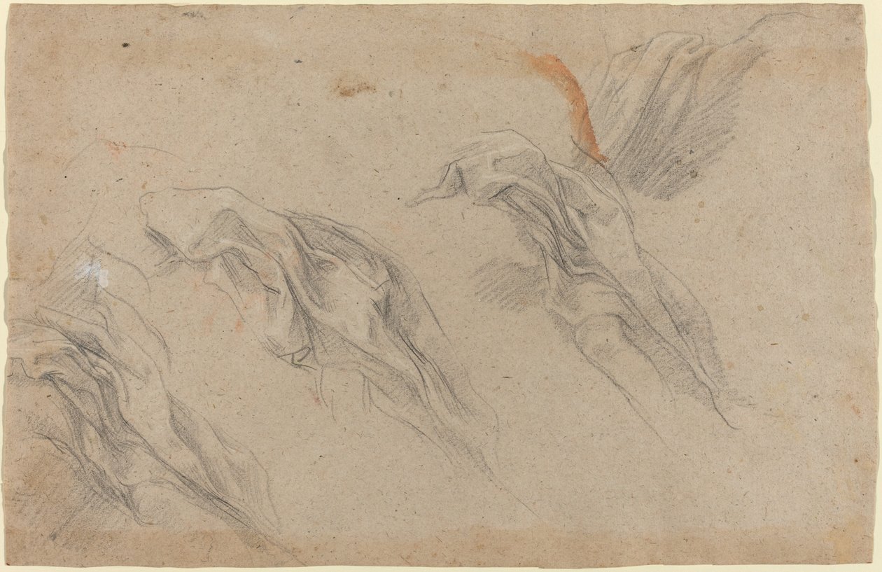 Draperiestudien [recto] von Baldassare Franceschini