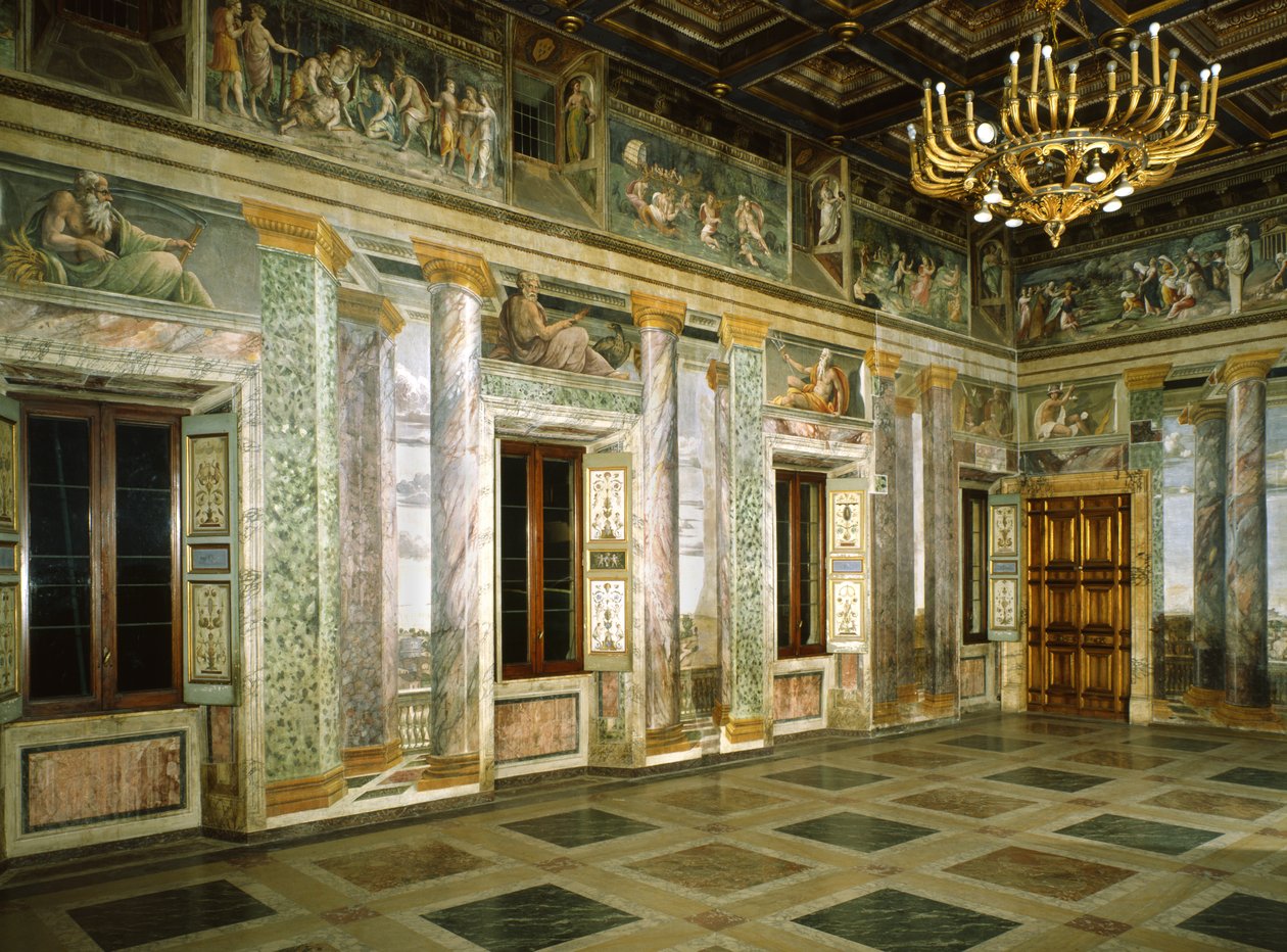 Halle der Perspektiven von Baldassarre Peruzzi