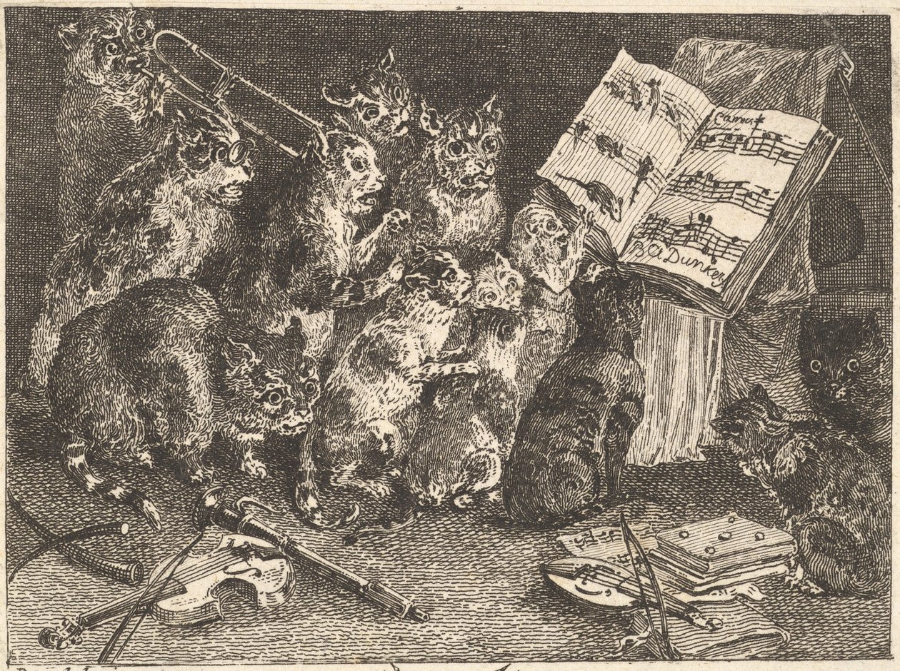 Katzenkonzert von Balthasar Anton Dunker