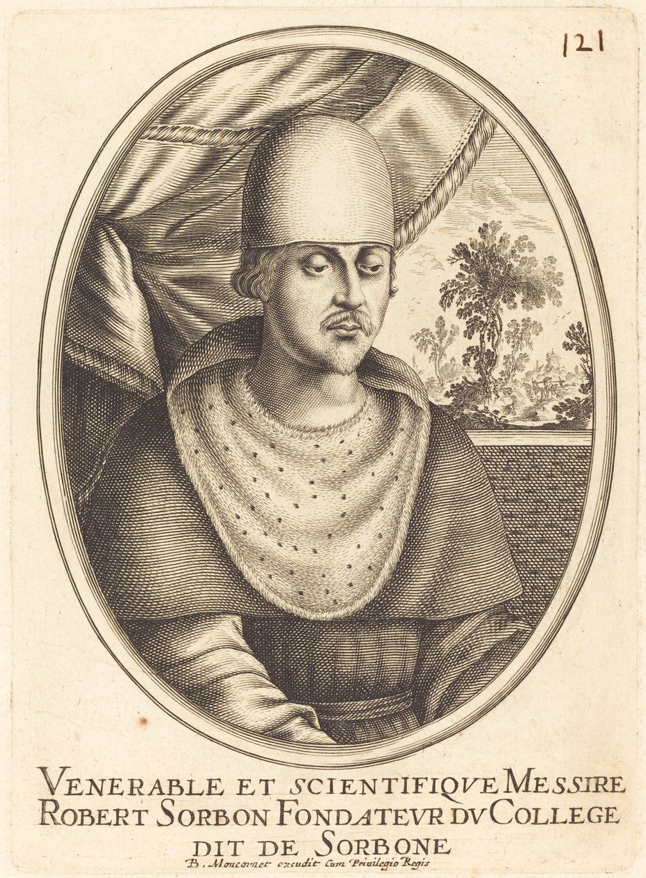 Robert de Sorbon von Balthasar Moncornet