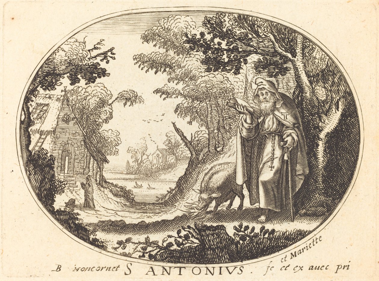 Heiliger Antonius von Balthasar Moncornet
