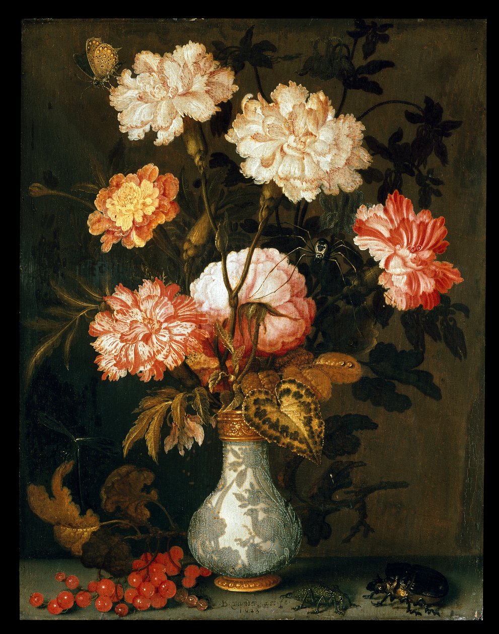 Eine Vase mit Blumen von Balthasar van der Ast