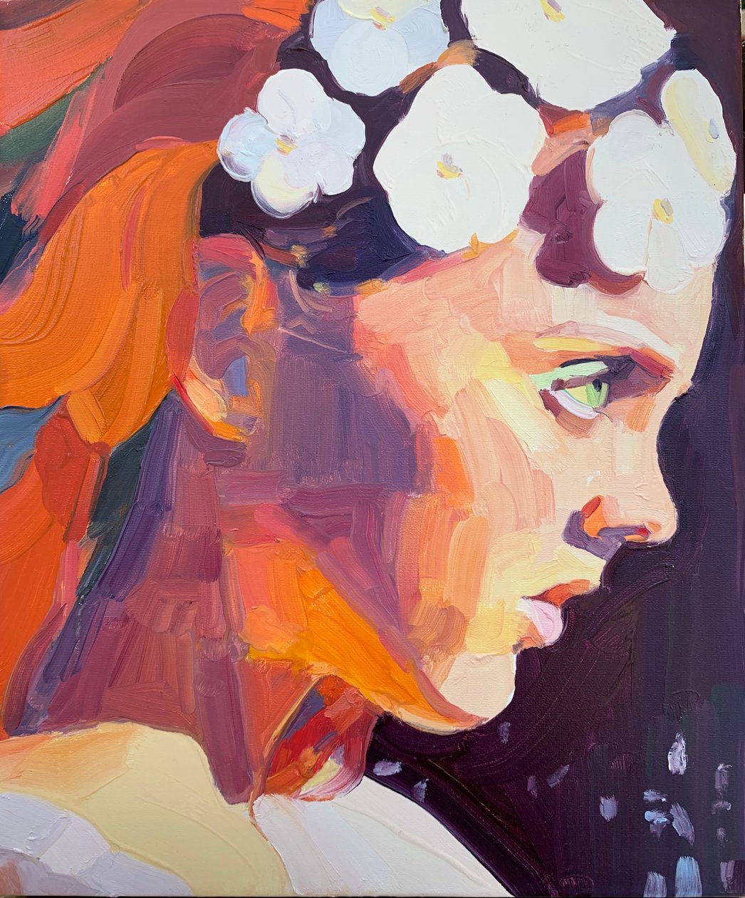 Feuer, 2018 von Barbara Hoogeweegen