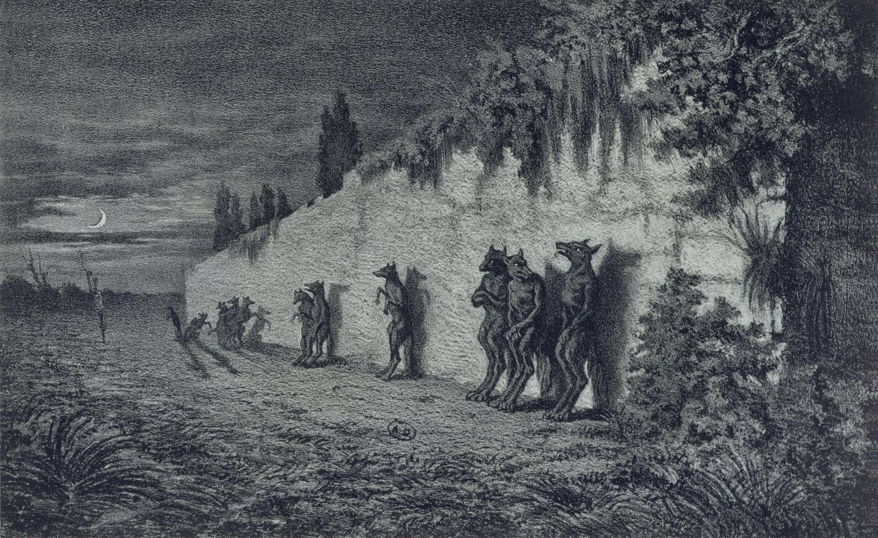 Werwölfe, Illustration für 