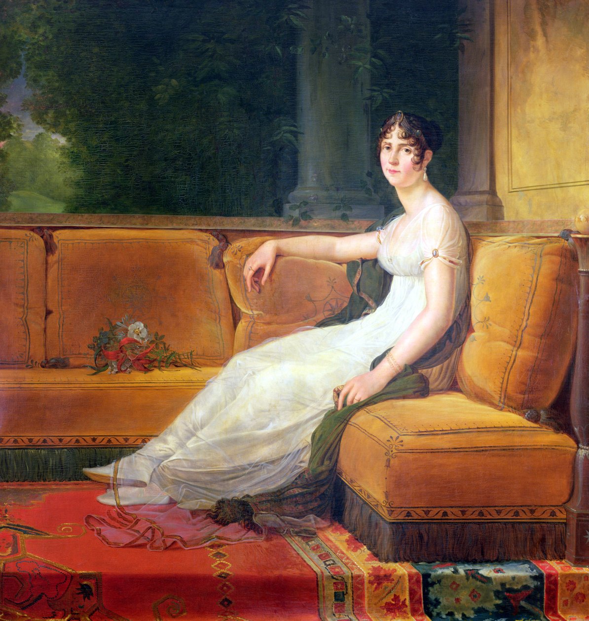 Kaiserin Josephine (1763-1814) in Malmaison, ca. 1801 von Baron François Pascal Simon Gérard