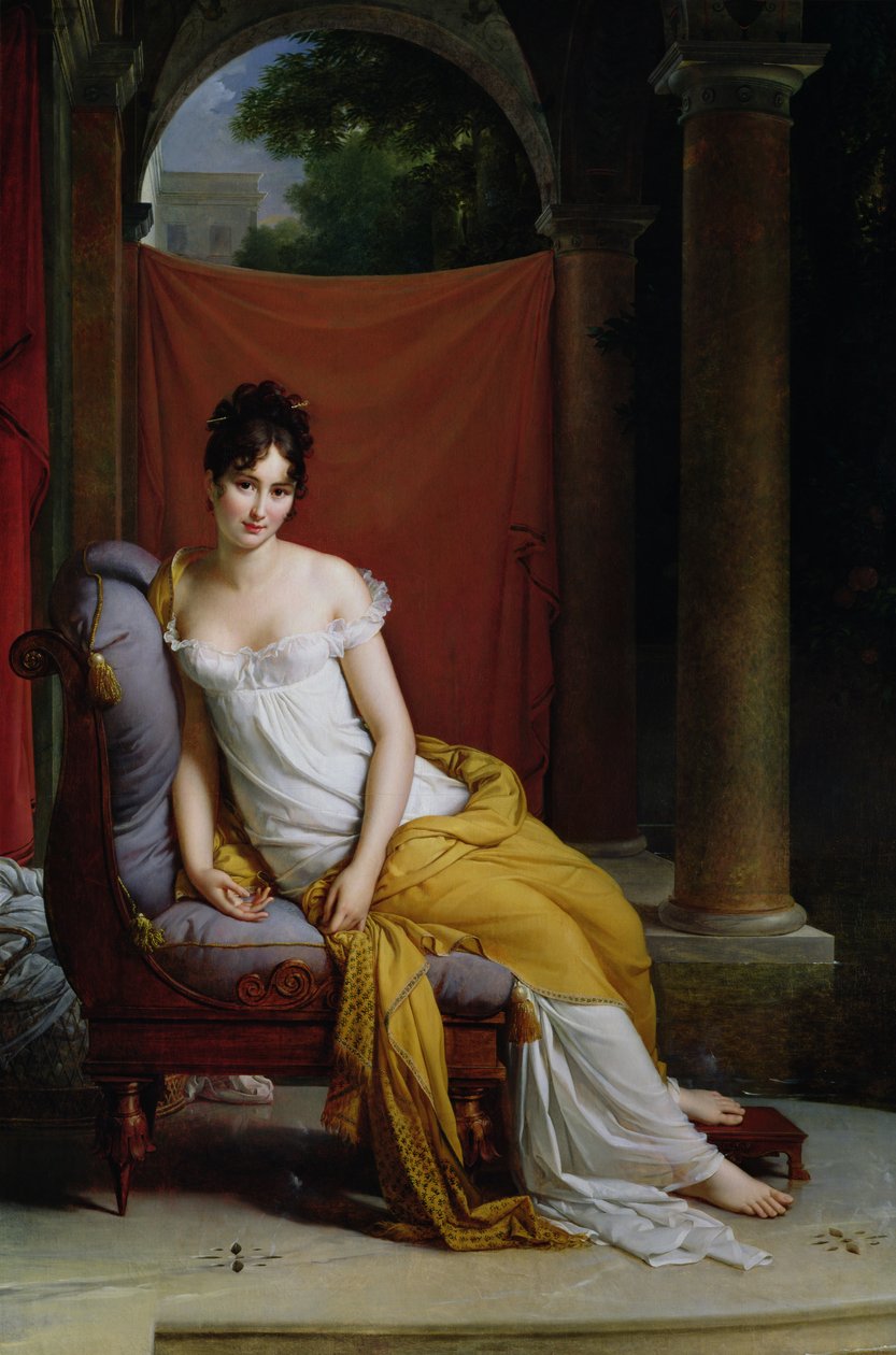 Porträt von Madame Recamier (1777-1849) von Baron François Pascal Simon Gérard