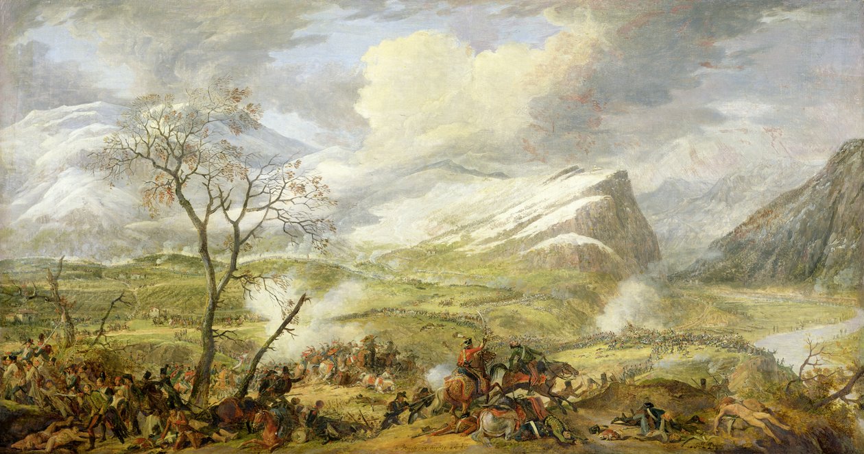 Die Schlacht von Rivoli am 14. Januar 1797 von Baron Louis Albert Bacler d