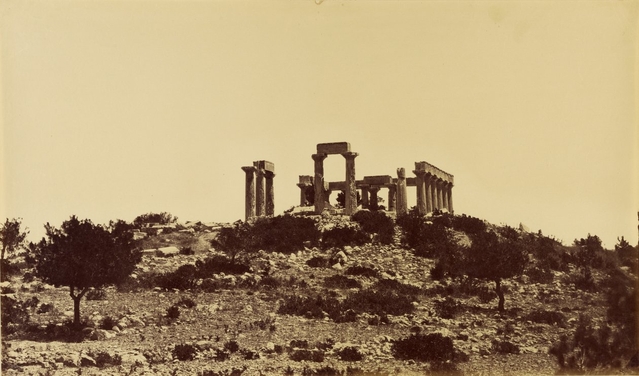 Tempel des Jupiter in Ägina von Baron Paul des Granges