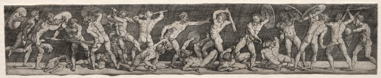 Schlacht der nackten Männer von Barthel Beham