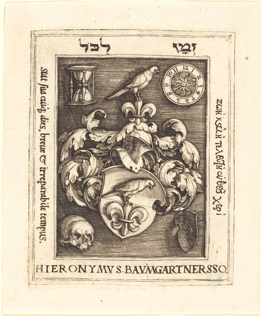 Exlibris von Hieronymus Baumgartner von Barthel Beham