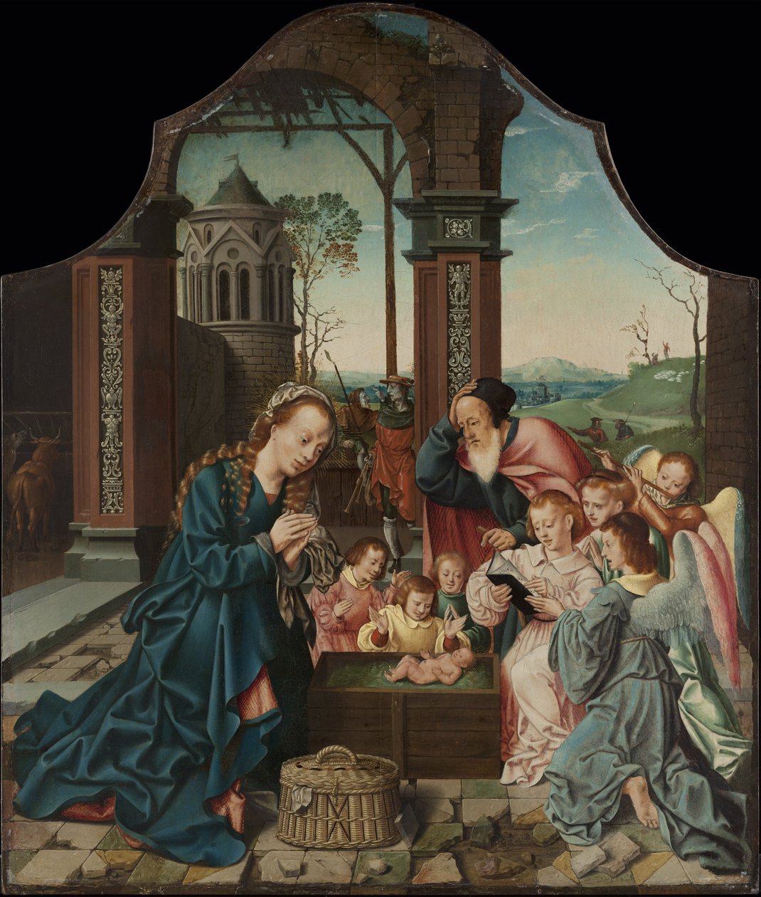 Die Geburt Christi von Bartholomaeus Bruyn the Elder