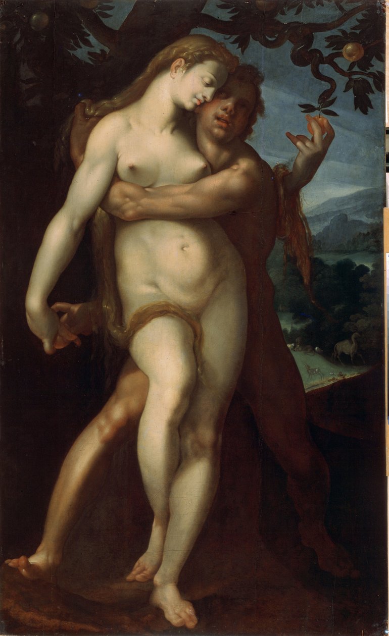 Adam und Eva von Bartholomaeus Spranger
