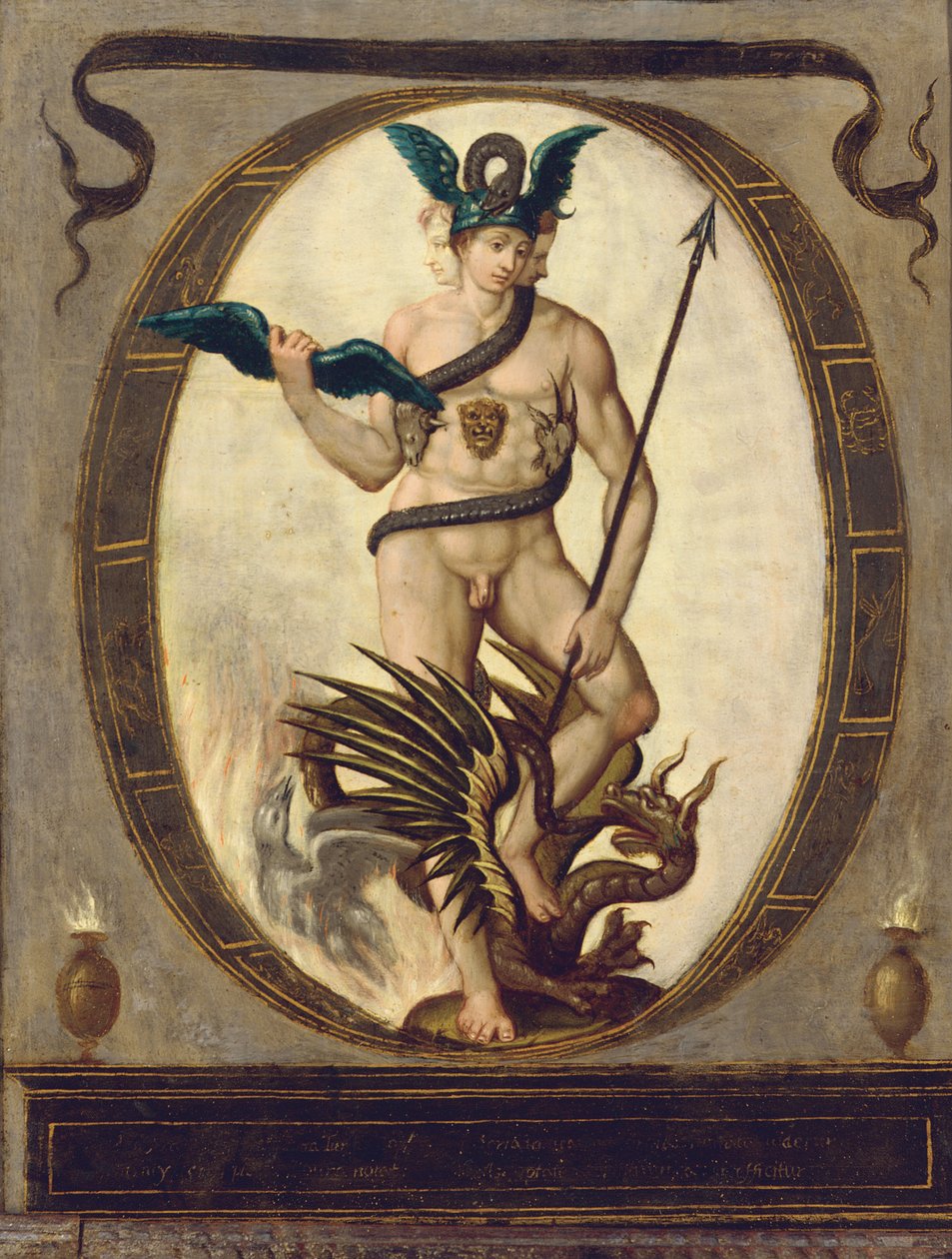 Eine Allegorie der Alchemie von Bartholomaeus Spranger