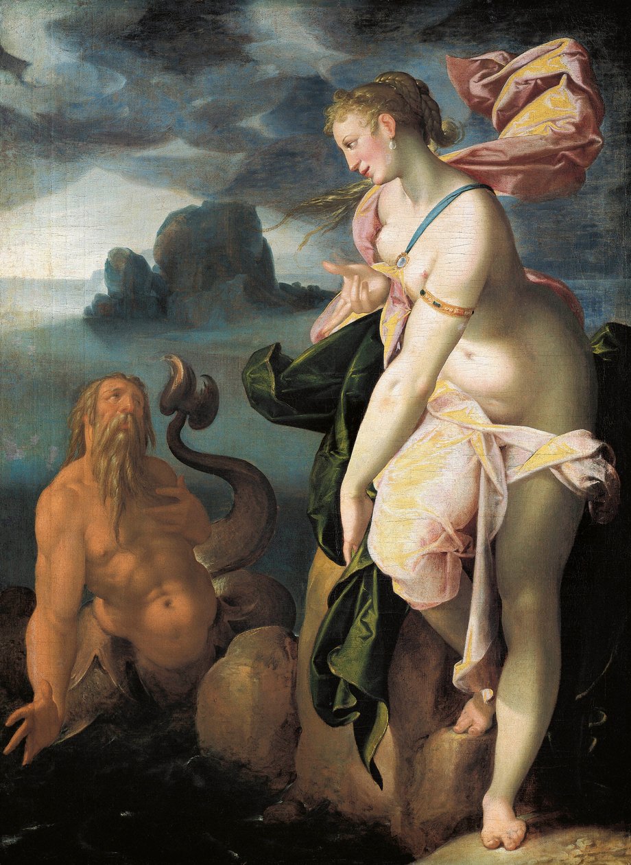 Glaucus und Scylla, 1581 von Bartholomaeus Spranger