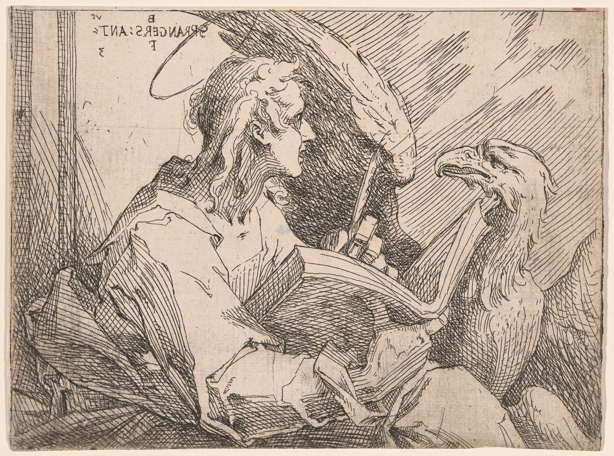 St. Johannes der Evangelist von Bartholomaeus Spranger