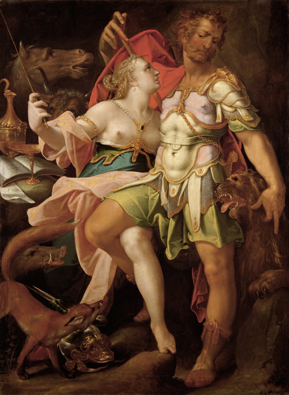 Odysseus und Circe, ca. 1580-1585 von Bartholomaeus Spranger