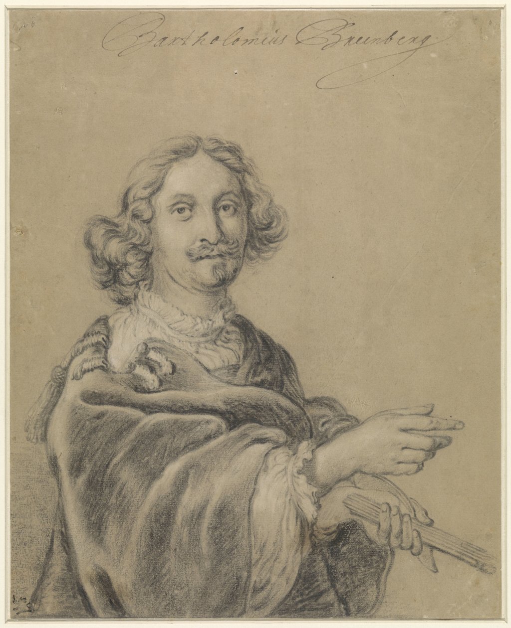 Porträt von Bartholomeus Breenbergh von Bartholomeus Breenbergh (possibly)