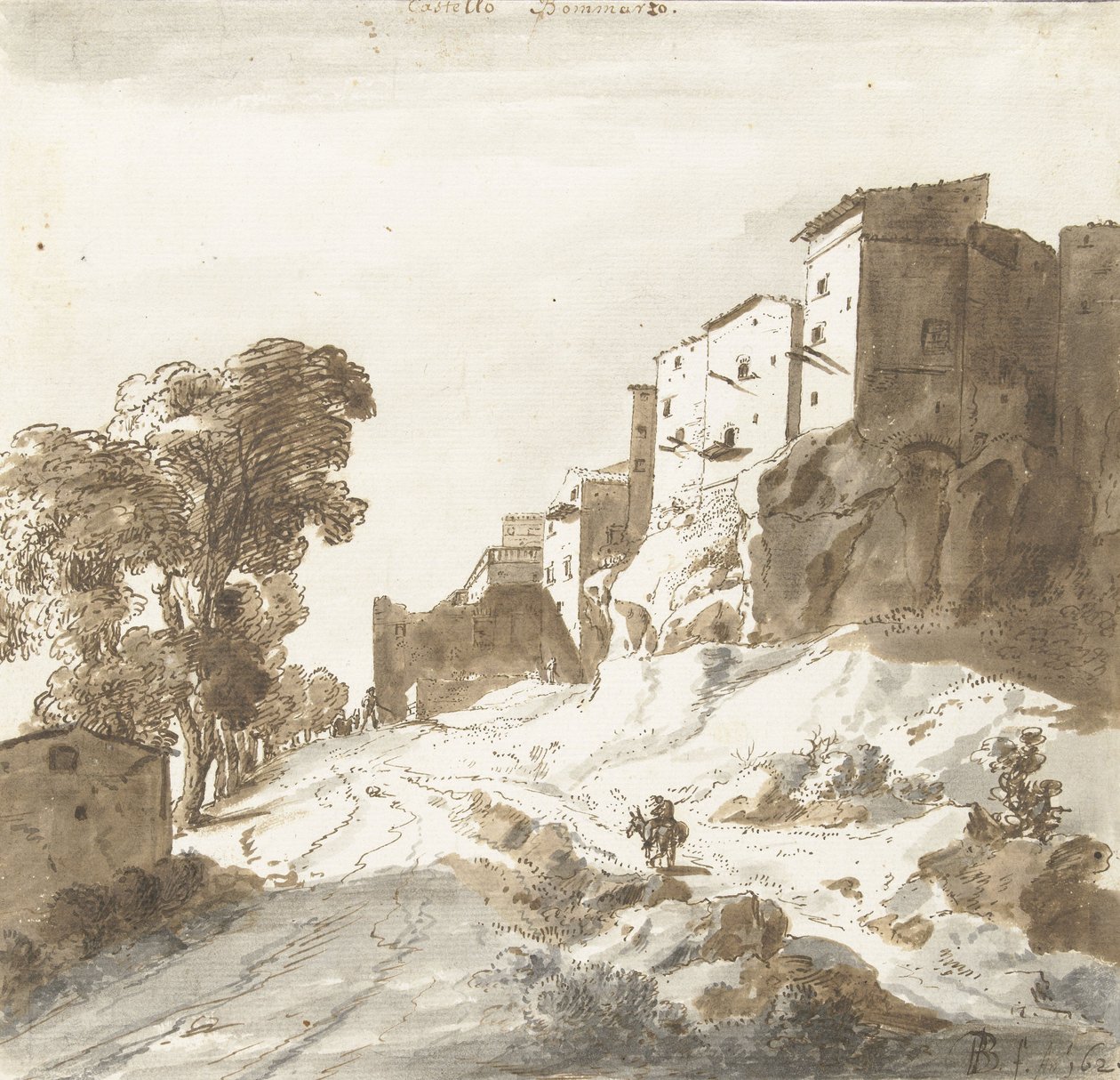 Castello Bomarzo, 1625 von Bartholomeus Breenbergh