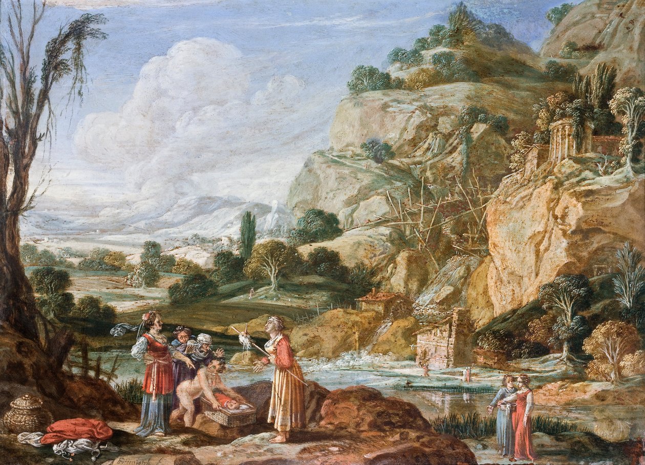 Die Auffindung des Moses von Bartholomeus Breenbergh