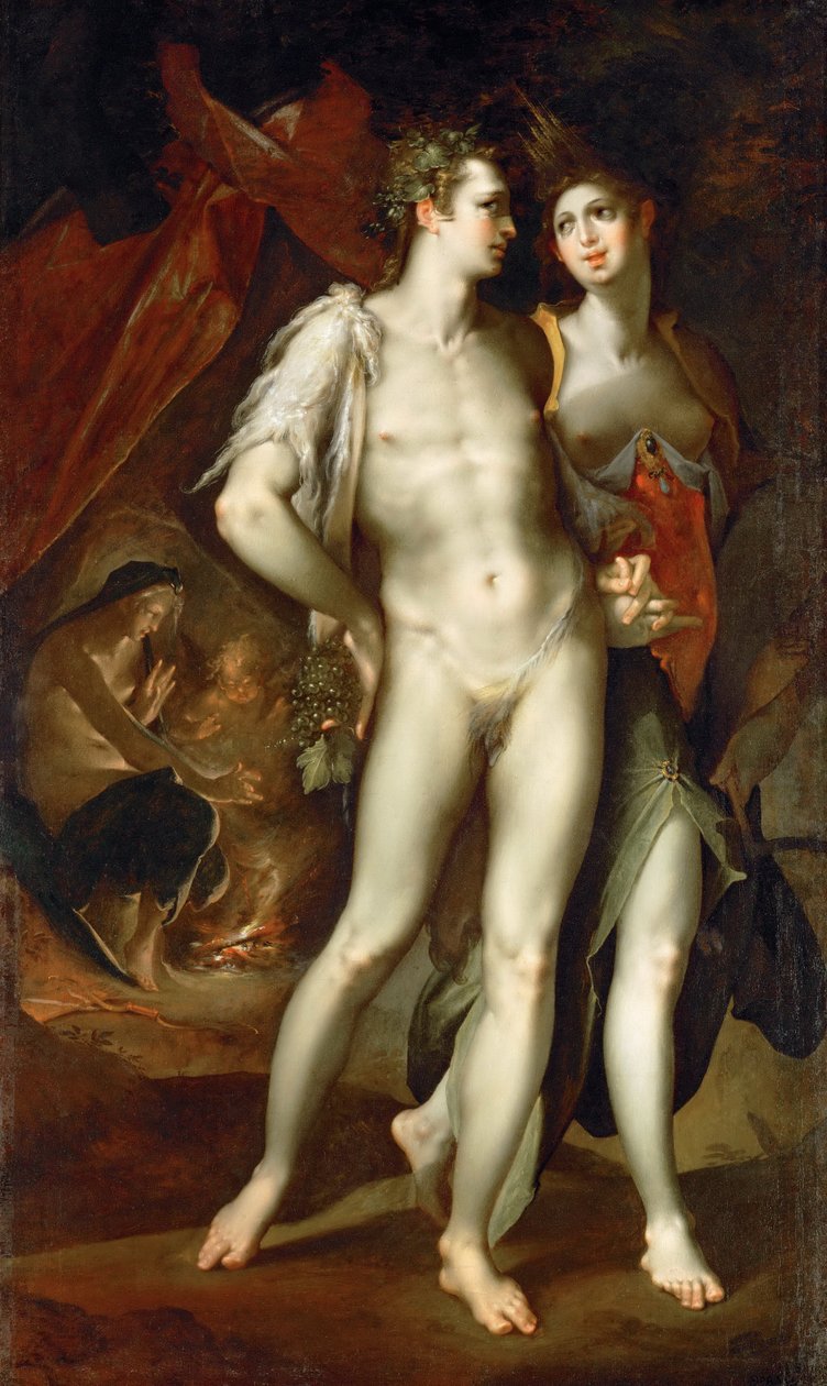 Sine Cerere et Baccho friget Venus von Bartholomeus Spranger