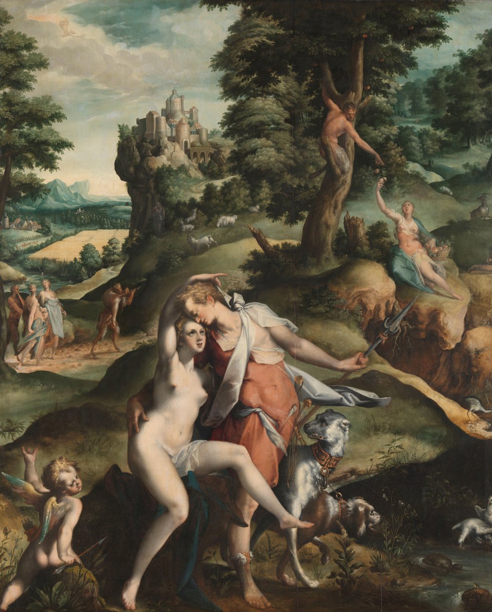 Venus und Adonis von Bartholomeus Spranger