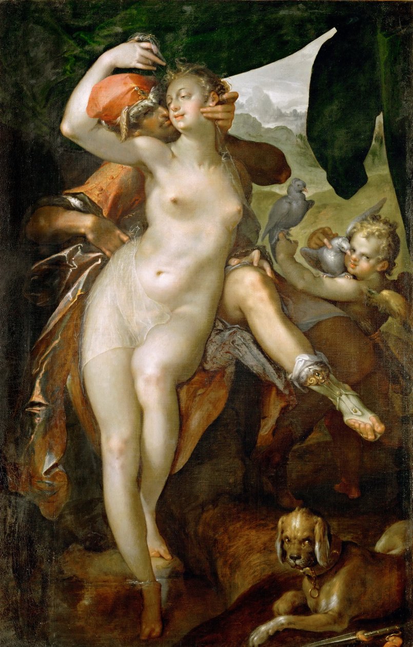 Venus und Adonis von Bartholomeus Spranger