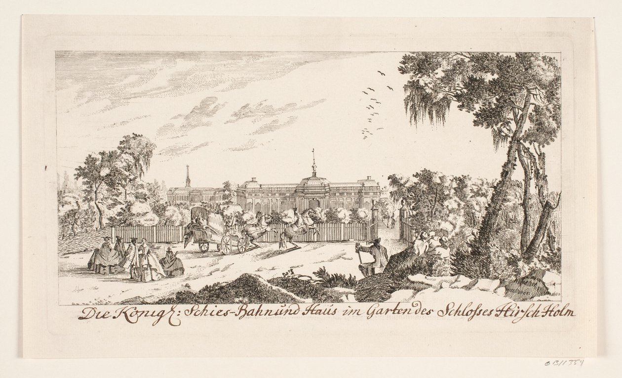 Der Schießstand am Schloss Hørsholm von Bartholomæus Roque
