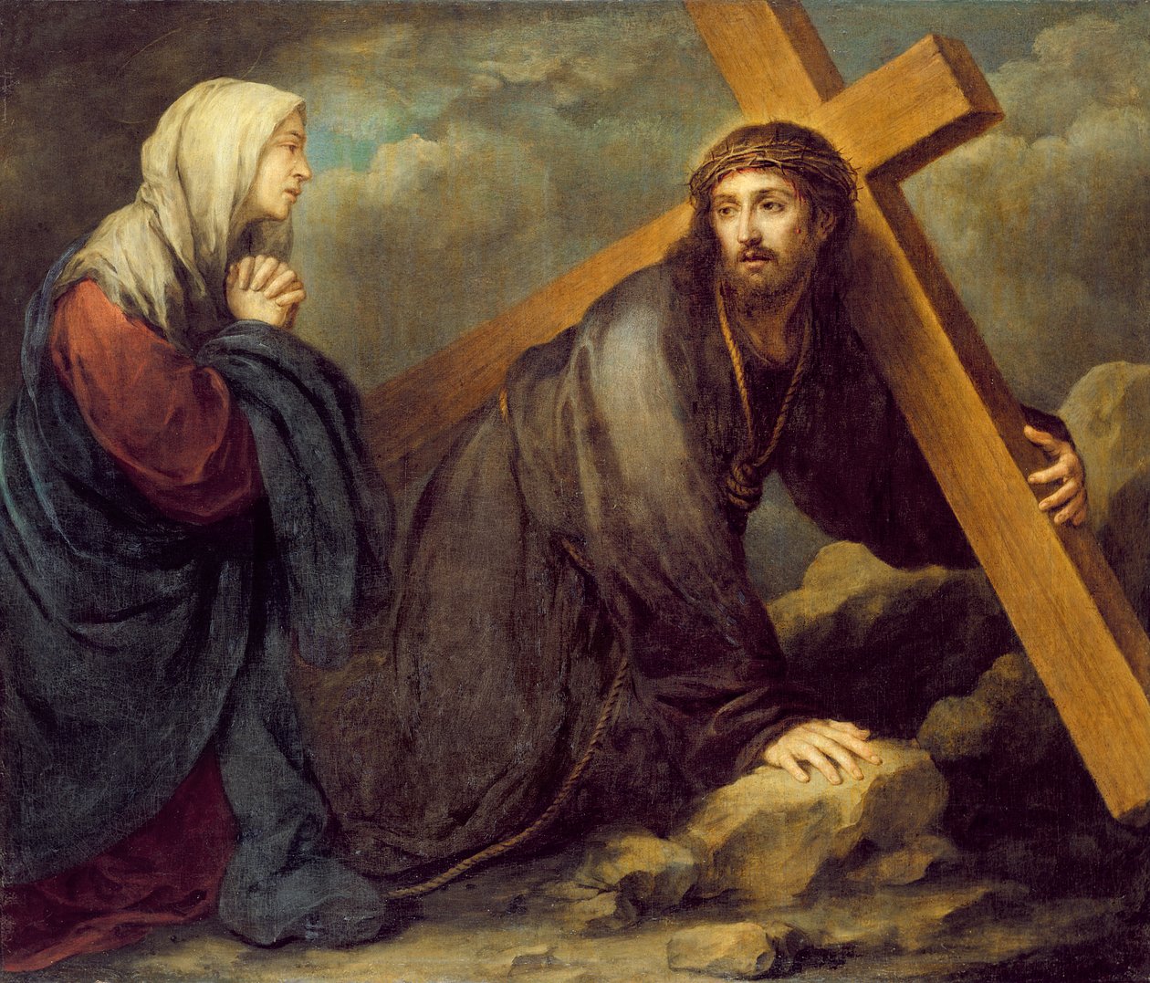 Christus auf Golgatha von Bartolomé Esteban Murillo