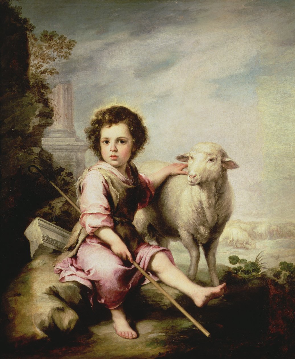 Der gute Hirte, ca. 1650 von Bartolomé Esteban Murillo