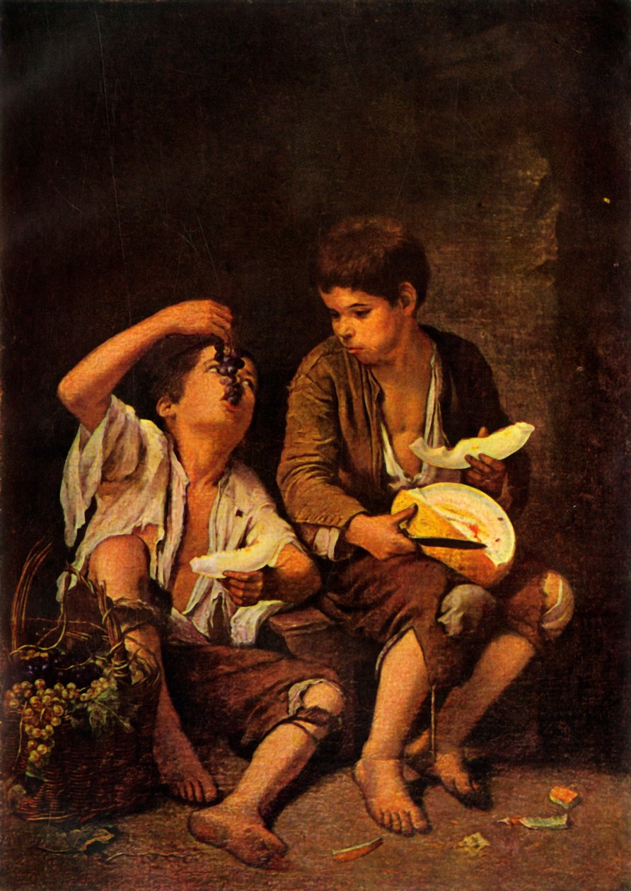 Die Melonenesser von Bartolomé Esteban Murillo