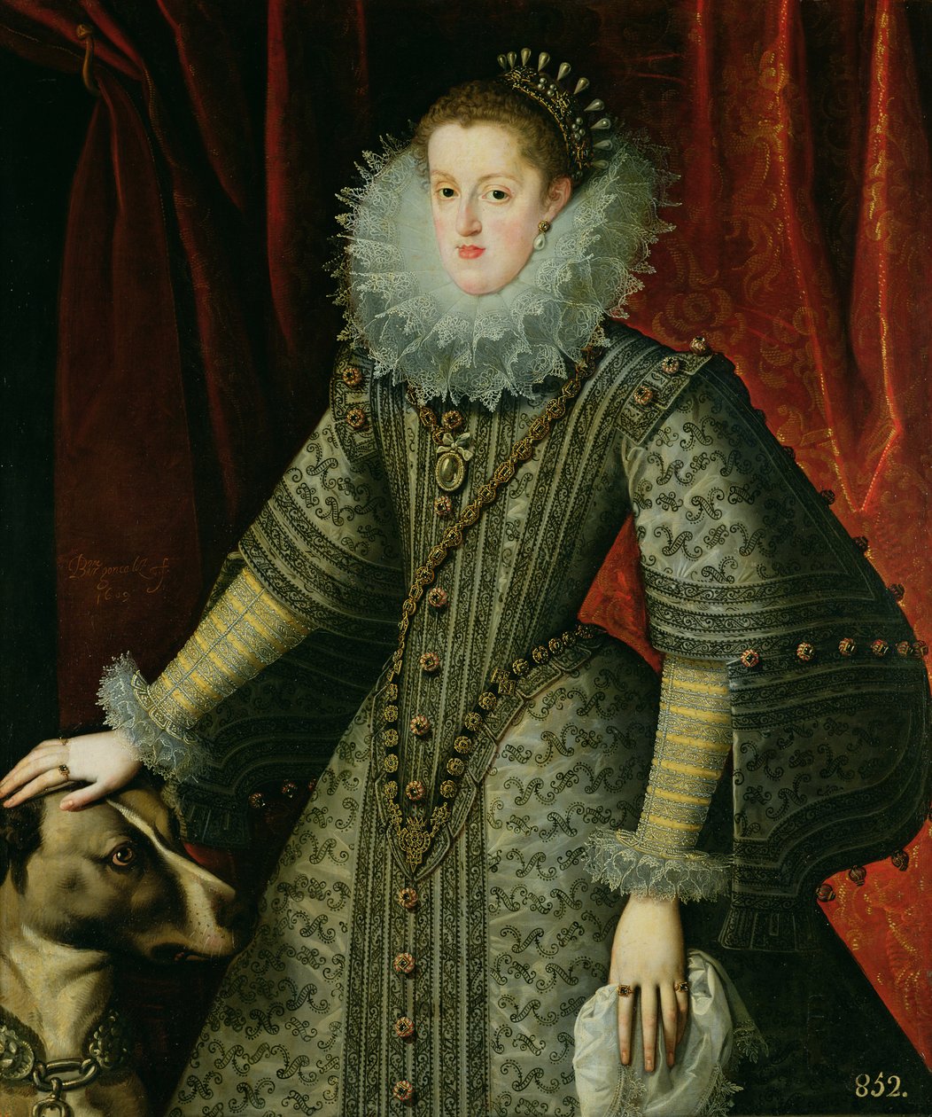 Königin Margarita von Österreich, 1609 von Bartolome Gonzalez