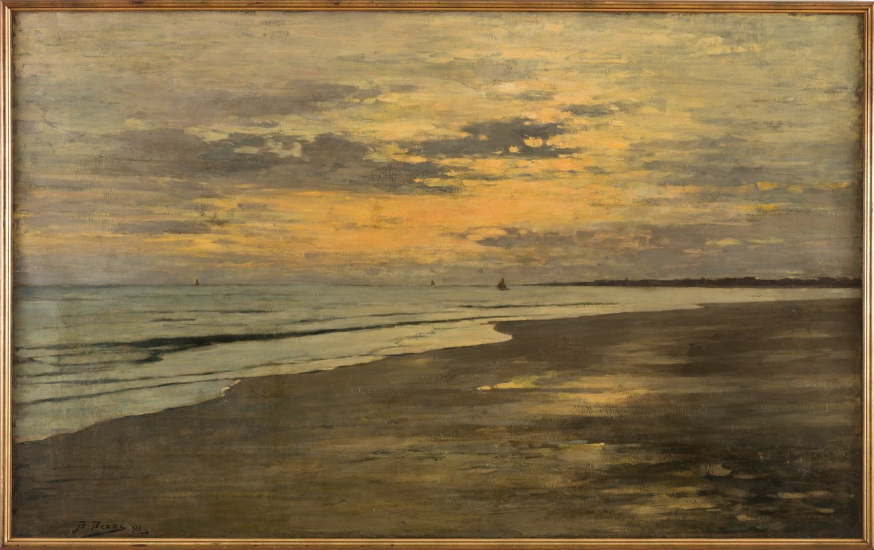 Strand des Lido von Bartolomeo Bezzi