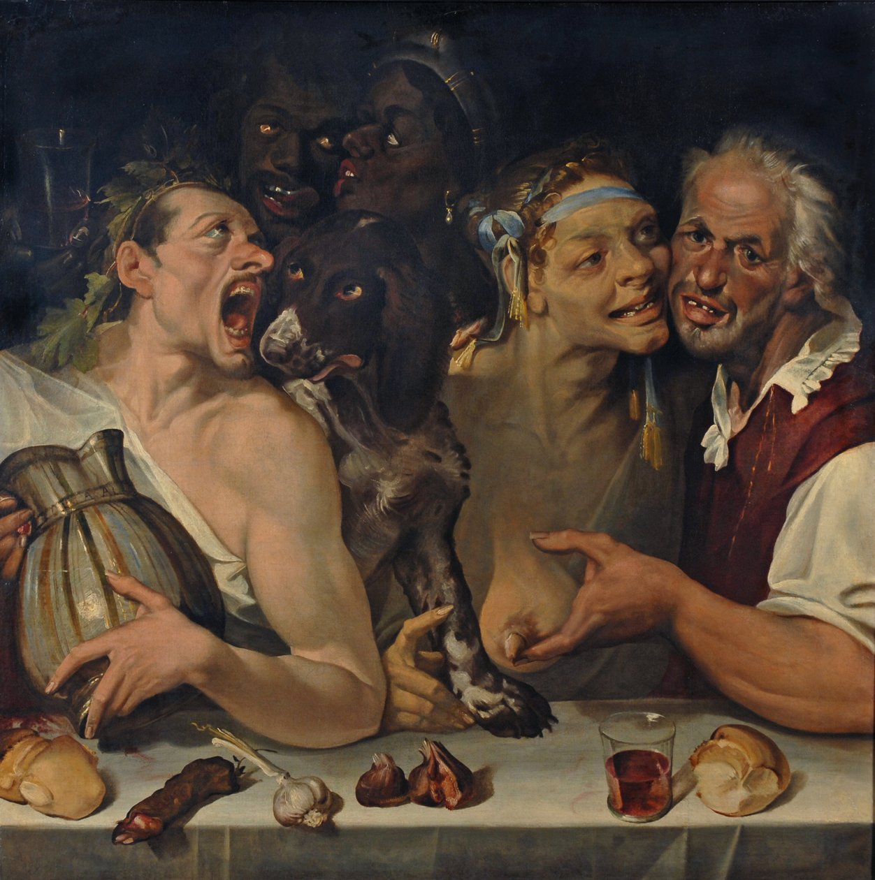 Fröhliche Gesellschaft von Bartolomeo Passarotti