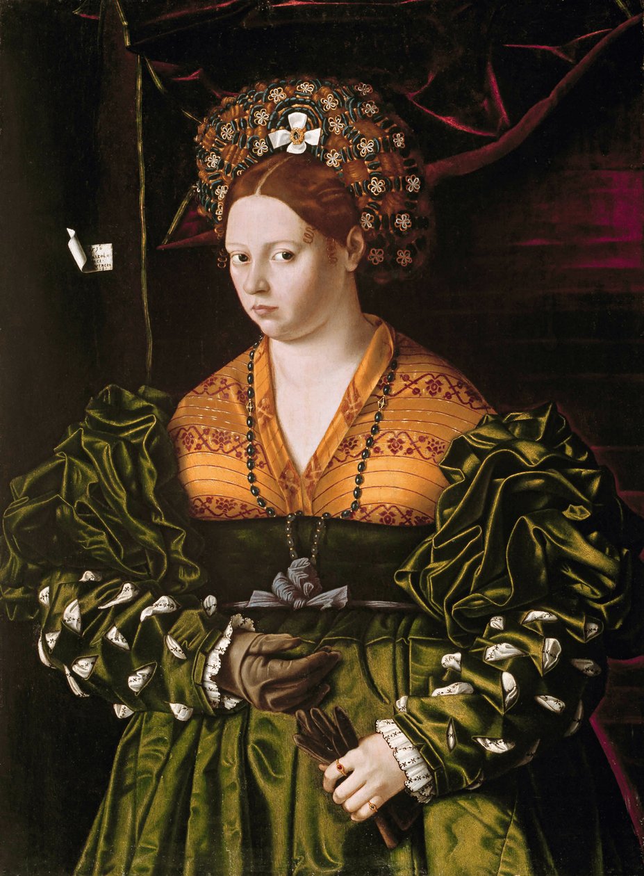 Porträt einer Dame von Bartolomeo Veneto