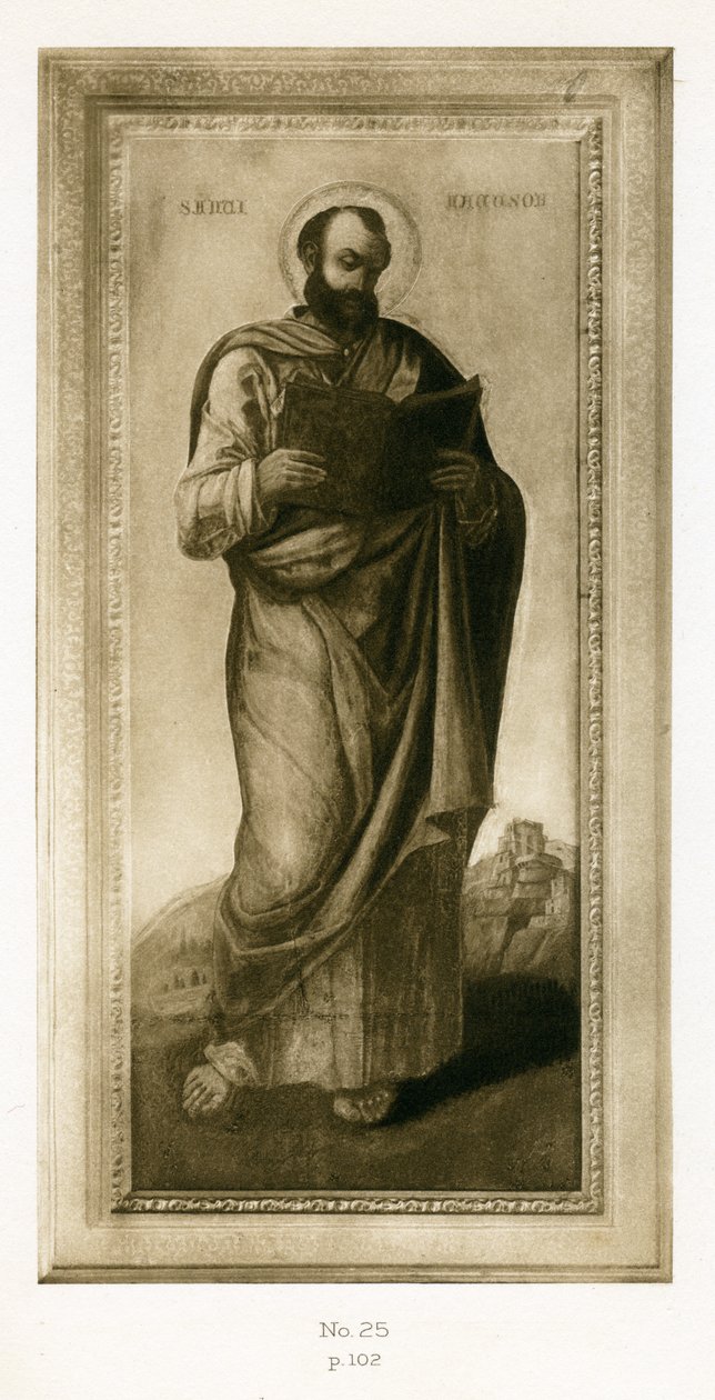 Männlicher Heiliger, vielleicht St. Markus, um 1490 von Bartolomeo Vivarini
