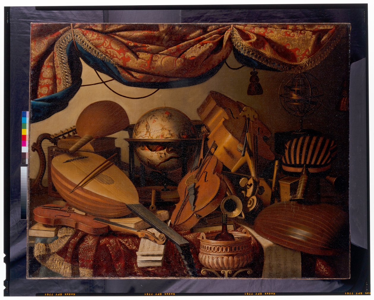 Stillleben mit Musikinstrumenten von Bartolomeo Bettera