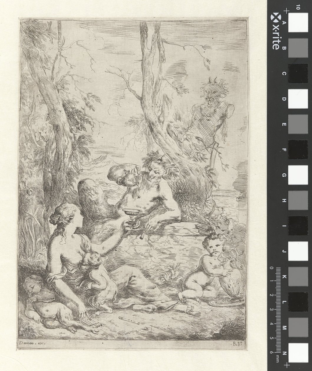 Bacchanal von Bartolomeo Biscaino