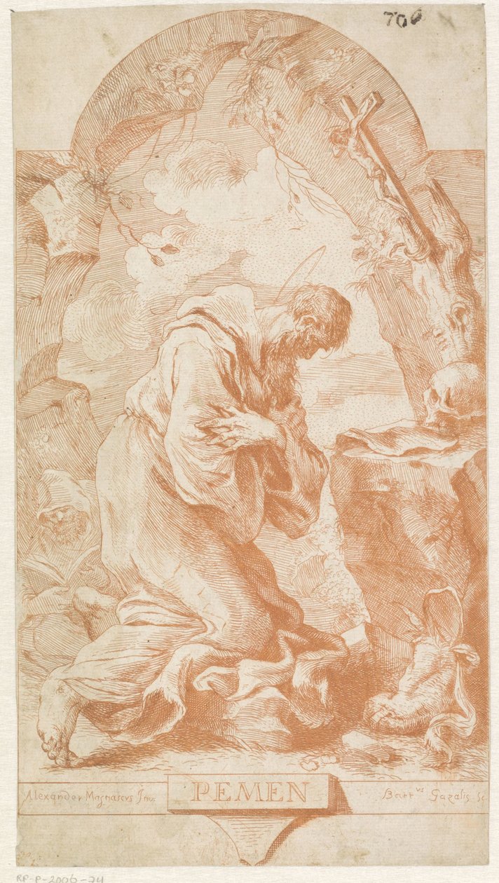 Der heilige Hieronymus von Bartolomeo Gazalis