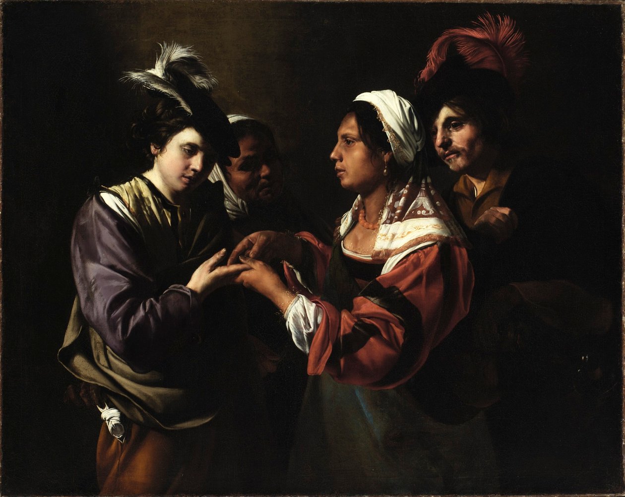 Der Wahrsager von Bartolomeo Manfredi