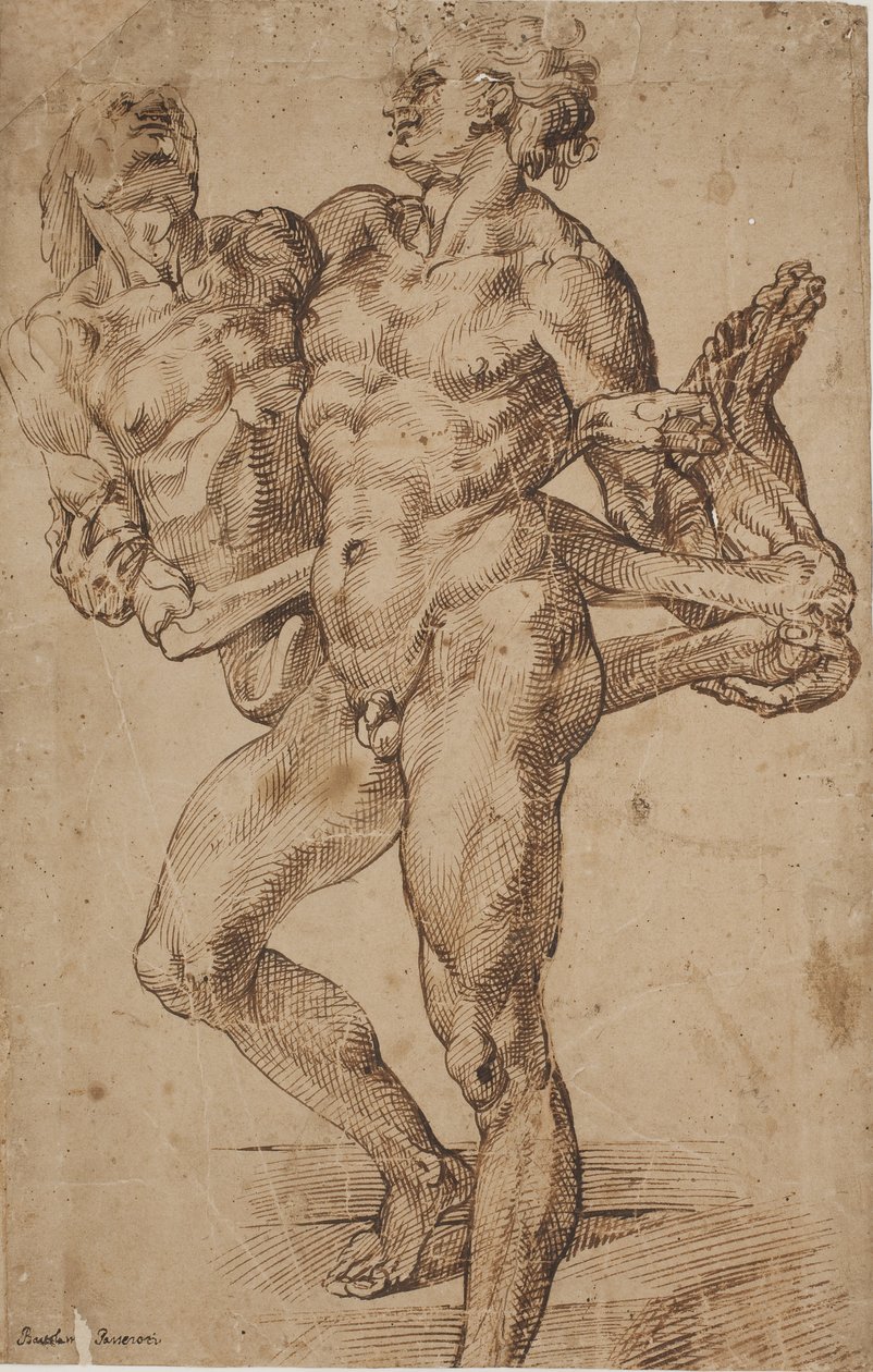 Aeneas und Anchises [?] von Bartolomeo Passarotti