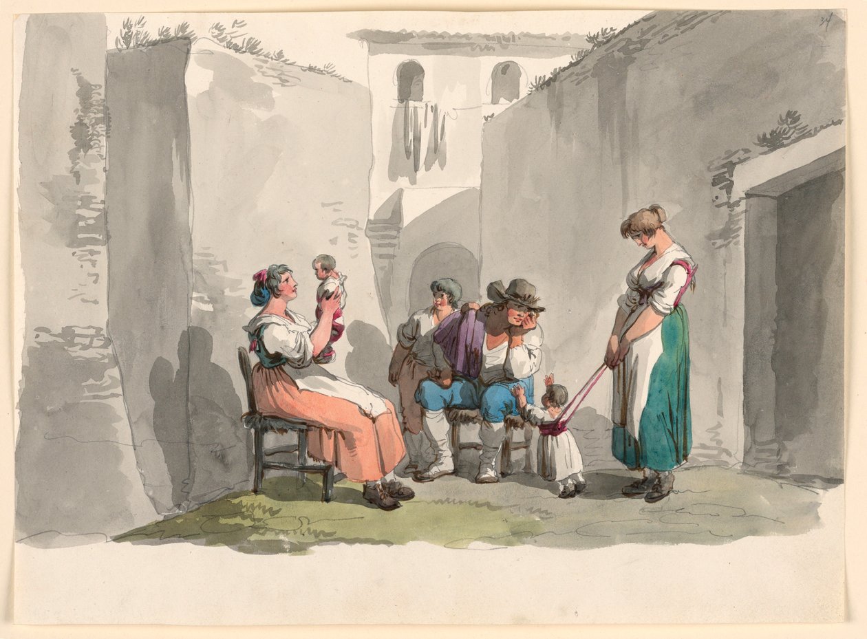 In Tivoli, 1807–08 von Bartolomeo Pinelli