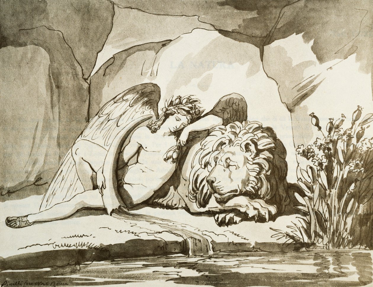 Hypnos (Der Schlaf) von Bartolomeo Pinelli