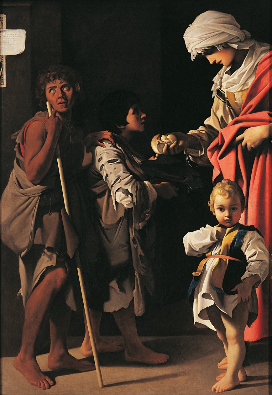 Barmherzigkeit der heiligen Elisabeth von Bartolomeo Schedoni