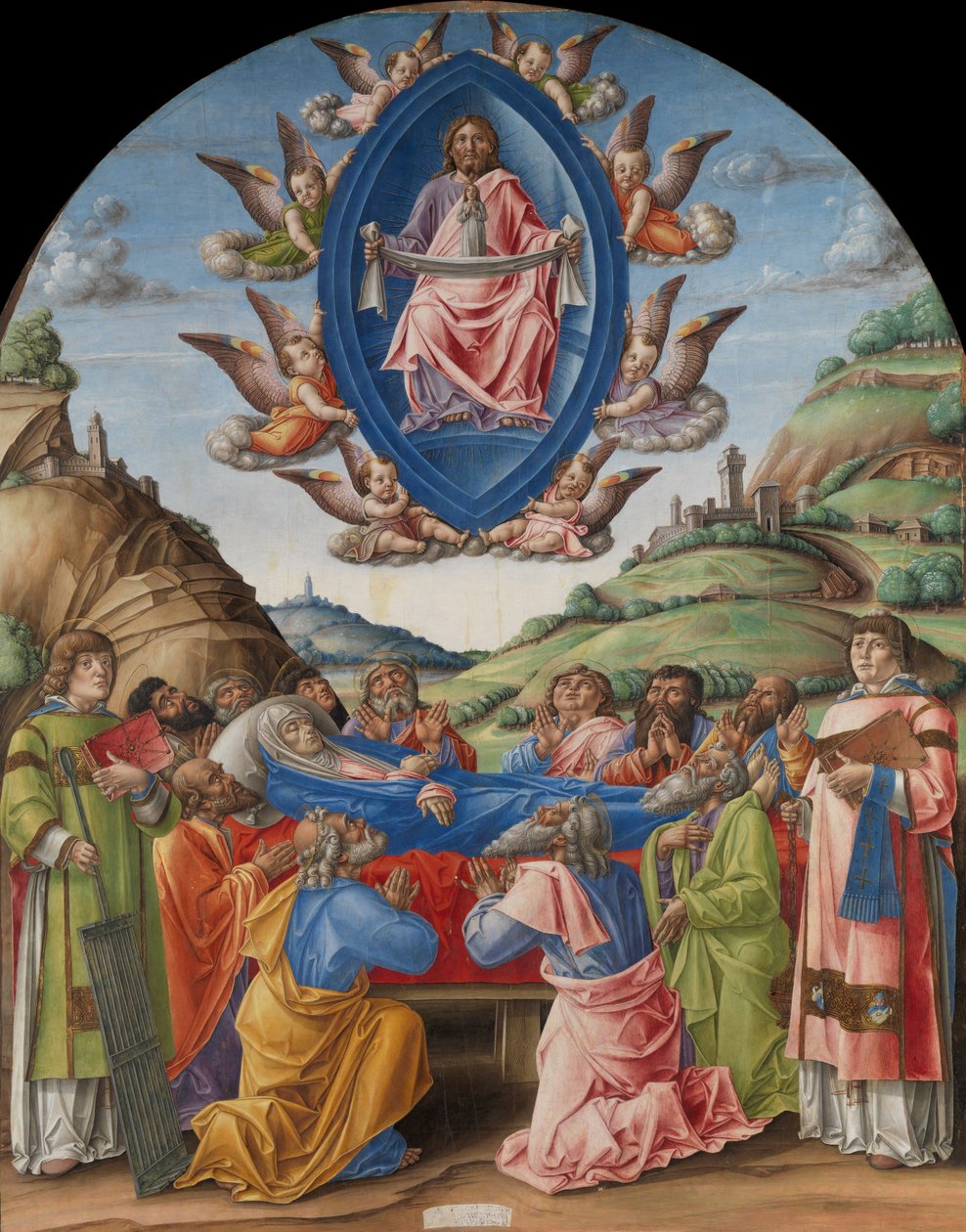 Der Tod der Jungfrau von Bartolomeo Vivarini