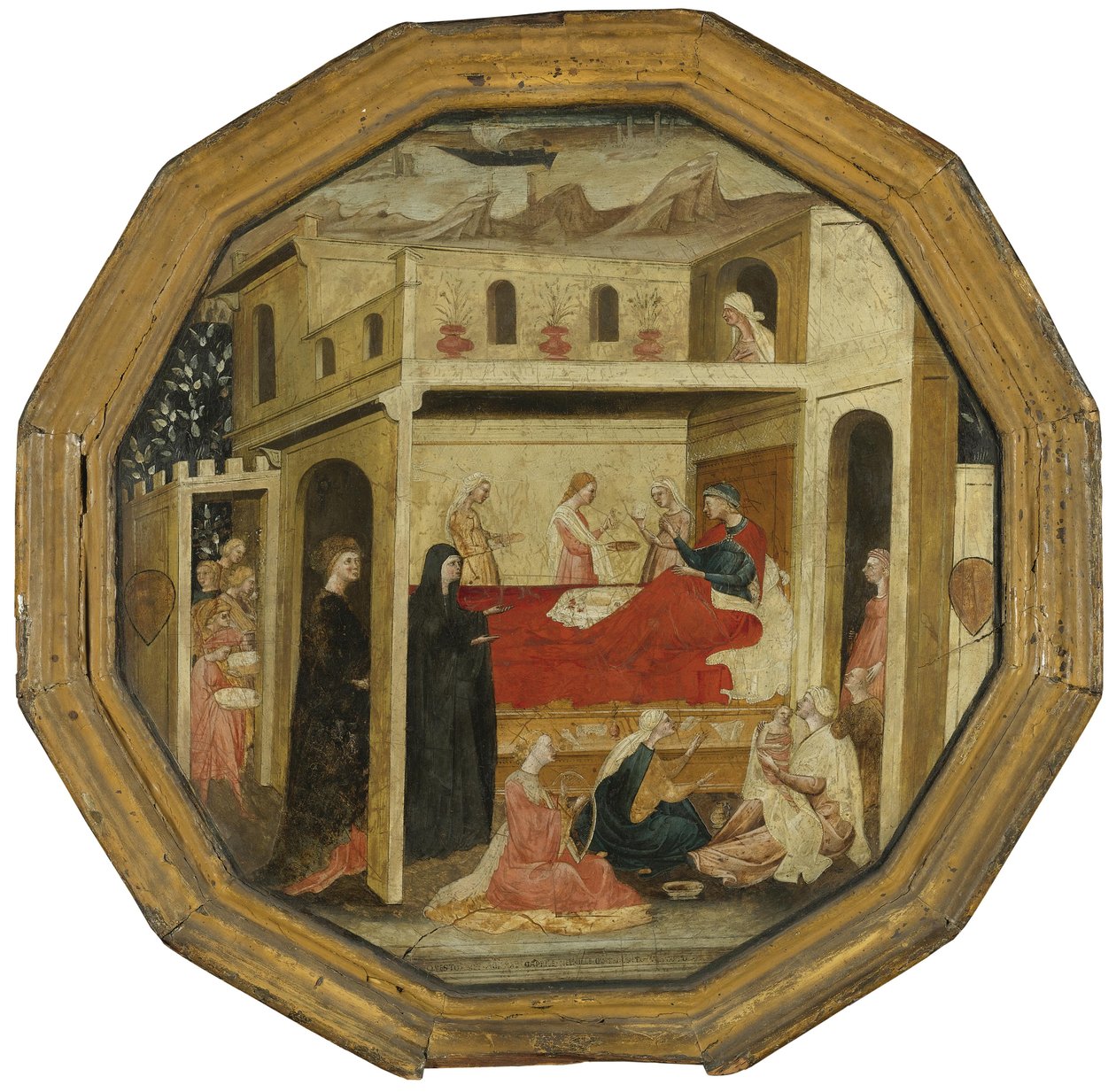 Die Montauri-Geburtsschale von Bartolomeo di Fruosino