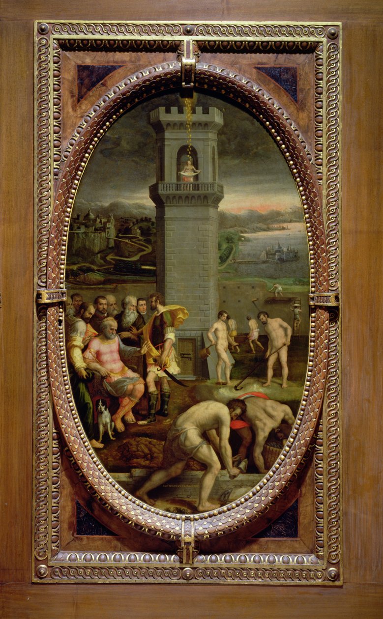 Danae, 1572 von Bartolomeo di Mariano Traballesi