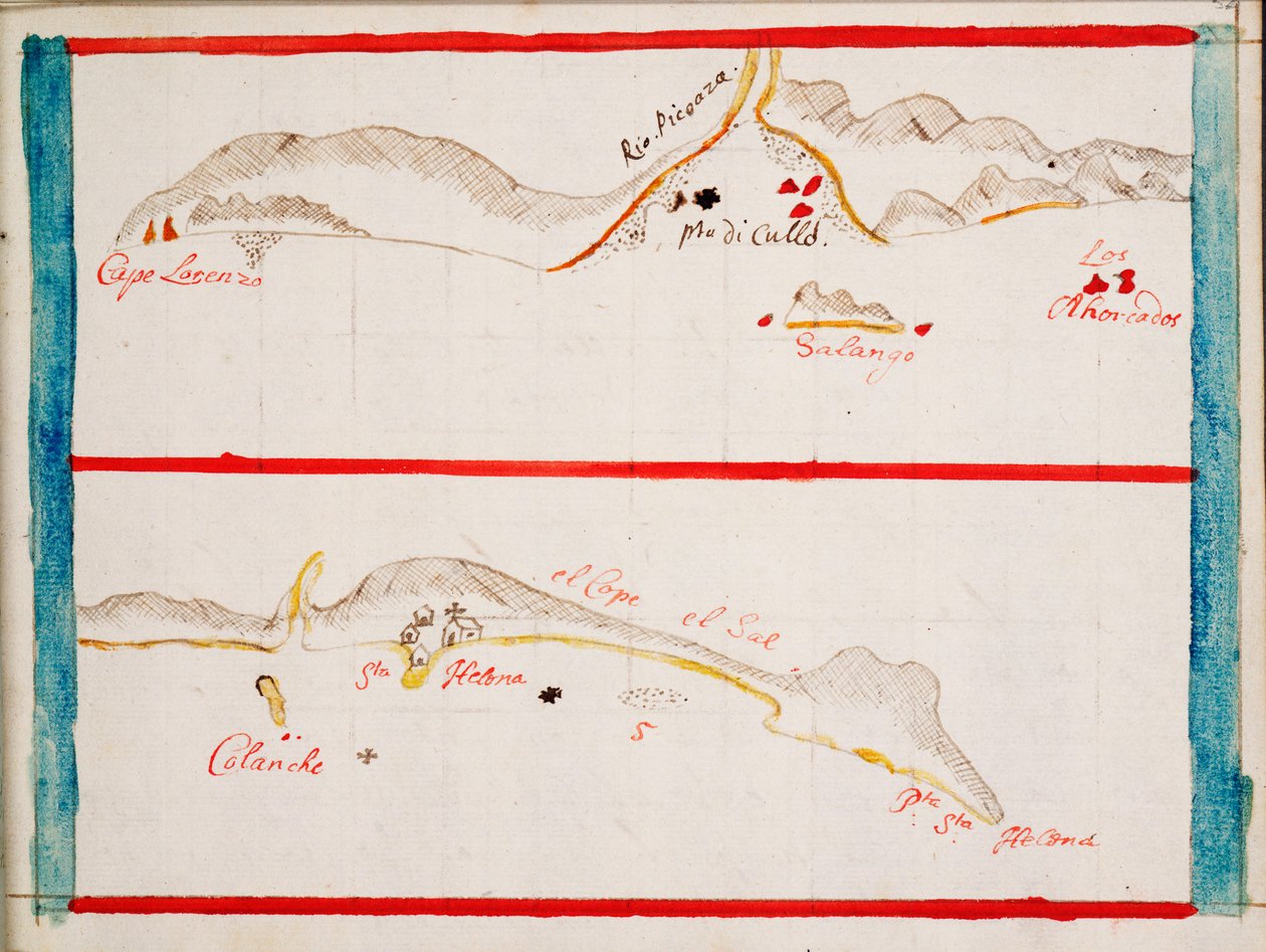 Isla Salanga und Santa Elena von Basil Ringrose