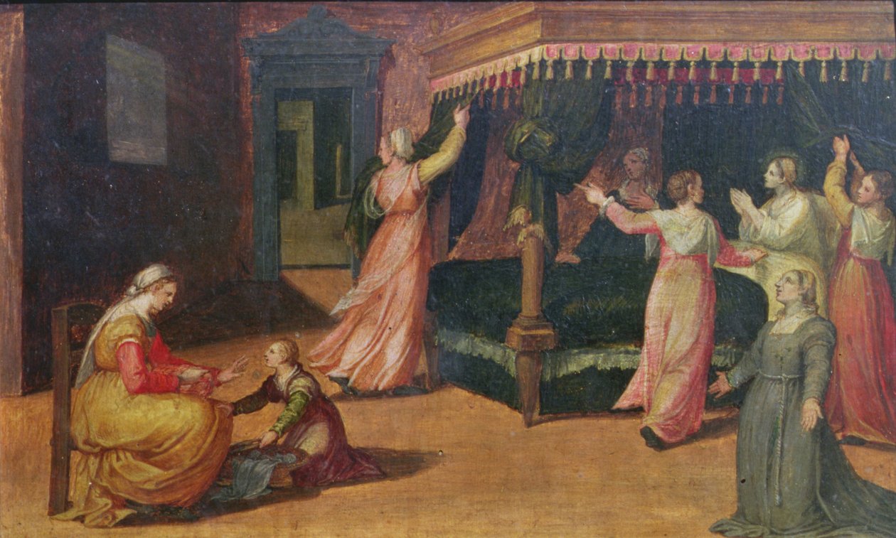 Die Vision der Hl. Hildegard (1098-1179) von Battista Dossi