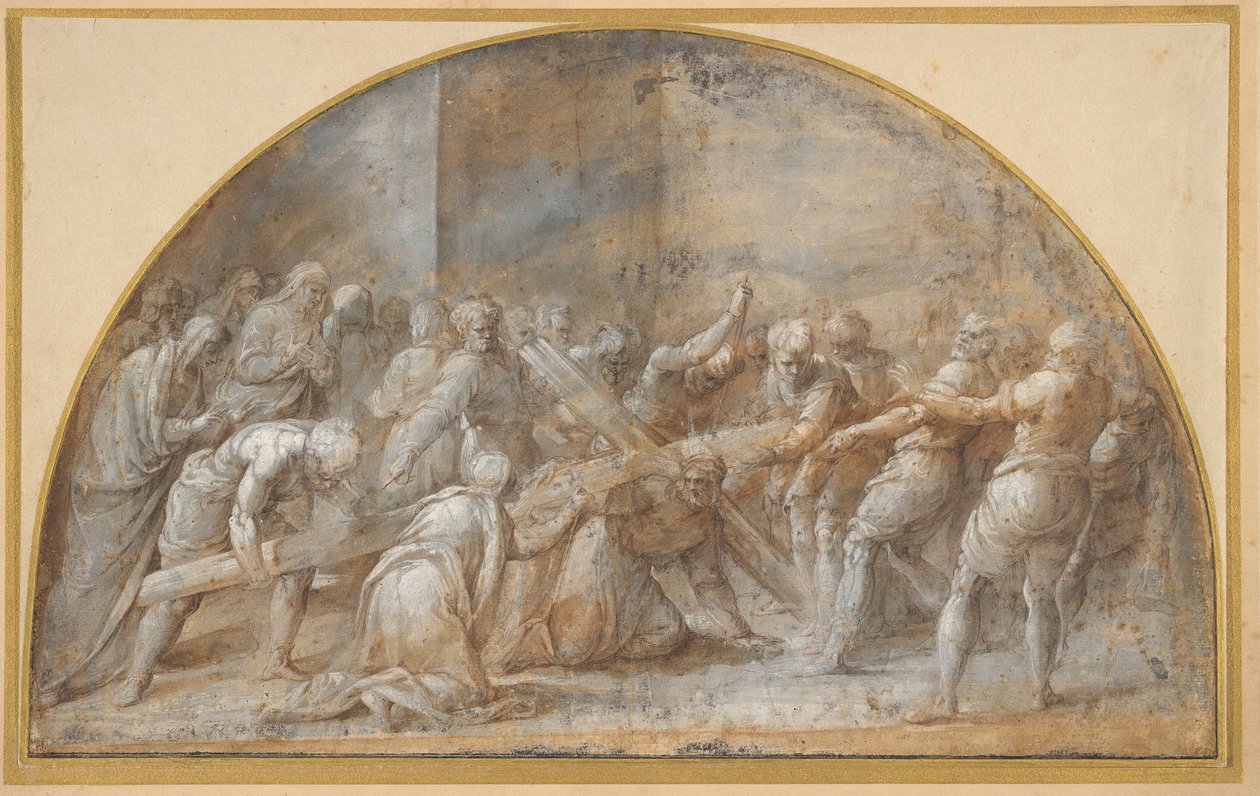 Das Tragen des Kreuzes von Battista Franco